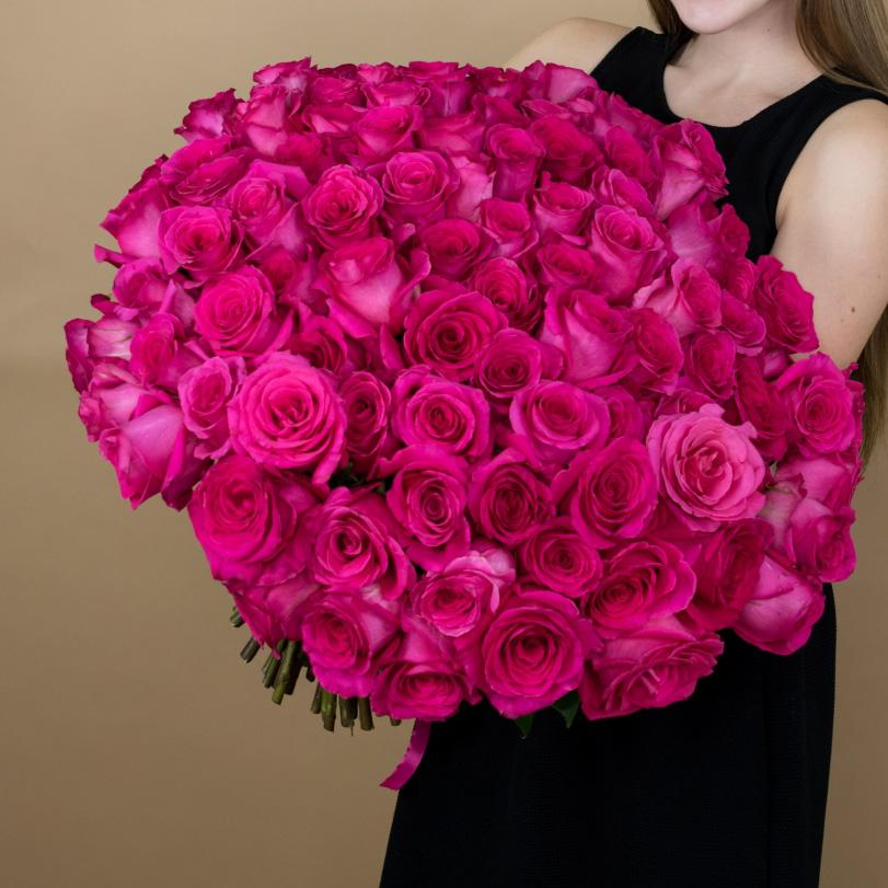 Букеты из розовых роз 40 см (Эквадор) код товара: 93766